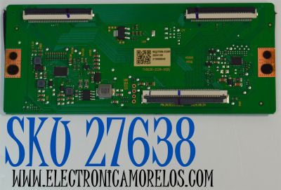 T-CON ORIGINAL PARA TV ONN / NUMERO DE PARTE 513C5030M22 / TV5030-ZC26-01(B) / 303C5030232 / M22/27508-03265 / 2130006640 / PANEL HF500QUB-F20 V2.0 / DISPLAY HF500QUB-F20 REV.2.0 / MODELO 100012585 50"