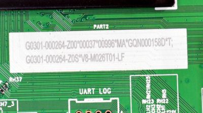 MAIN ORIGINAL PARA TV TCL 4K UHD HDR FIRE TV / NUMERO DE PARTE G0301-000264 / 40-MT26G1-MAB2HG / G0102-000216 / MR827 / MR9026 / MT9603 / G0301-000264-Z00 / G0301-000264-Z0S / V8-M026T01-LF / DISPLAY CV580U3-L02 REV:01 / MODELO 58S571F - Imagen 2