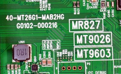 MAIN ORIGINAL PARA TV TCL 4K UHD HDR FIRE TV / NUMERO DE PARTE G0301-000264 / 40-MT26G1-MAB2HG / G0102-000216 / MR827 / MR9026 / MT9603 / G0301-000264-Z00 / G0301-000264-Z0S / V8-M026T01-LF / DISPLAY CV580U3-L02 REV:01 / MODELO 58S571F - Imagen 3