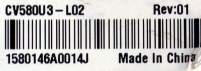 MAIN ORIGINAL PARA TV TCL 4K UHD HDR FIRE TV / NUMERO DE PARTE G0301-000264 / 40-MT26G1-MAB2HG / G0102-000216 / MR827 / MR9026 / MT9603 / G0301-000264-Z00 / G0301-000264-Z0S / V8-M026T01-LF / DISPLAY CV580U3-L02 REV:01 / MODELO 58S571F - Imagen 4