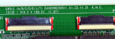 MAIN ORIGINAL PARA TV LG 4K UHD HDR SMART TV/ NUMERO DE PARTE EBT67509402 / EAX69982305 / EAX69982305(1.0) / 67509402 / PANEL AC550AQL / MODELO OLED55C3AUA / OLED55C3AUA.DUSQLJR - Imagen 3