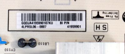 FUENTE DE PODER ORIGINAL PARA TV LG / NUMERO DE PARTE 41959901 / EAX69995203 / EAX69995203(1.0) / LGPS77C3-23OP / MODELO OLED77C4AUA / OLED77C4AUA.DUSQLJR - Imagen 2