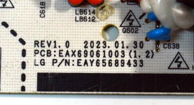 FUENTE DE PODER ORIGINAL PARA TV LG / NUMERO DE PARTE EAY65689433 / EAX69061003 / EAX69061003(1.2) / LGP65CX-20OP / 65689433 / PANEL AC650AQL / MODELO OLED65B4AUA / OLED65B4AUA.DUSQLJR / OLED65B3AUA / OLED65B3AUA.DUSQLJR - Imagen 2