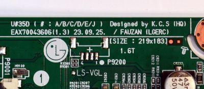 MAIN ORIGINAL PARA TV LG 4K UHD HDR SMART TV / NUMERO DE PARTE EBU67916404 / EAX70043606 / EAX70043606(1.3) / 67916404 / MODELO 55UT8000AUA / 55UT8000AUA.BUSCLJM - Imagen 2