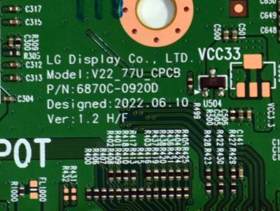 T-CON ORIGINAL PARA TV LG / NUMERO DE PARTE 6871L-7669A / 6870C-0920D / LE770PQL (HS)(A2) / 7669A / MODELO OLED77B4AUA / OLED77B4AUA.DUSQLJR - Imagen 3