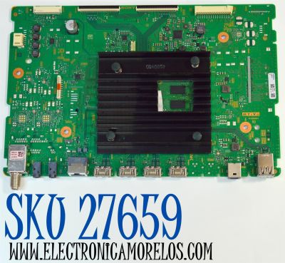 MAIN ORIGINAL PARA TV SONY BRAVIA 4K UHD HDR GOOGLE TV / NUMERO DE PARTE A5069224A 384 / 101892621 / A-5069-224-A 384 / PANEL YLEM055CCO11 / DISPLAY HV550QUB-F1L / MODELO K-55S30C / K55S30C - Imagen 1