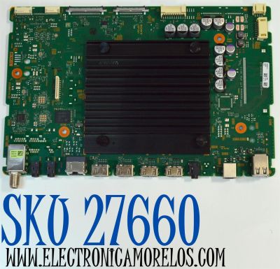 MAIN ORIGINAL PARA TV SONY BRAVIA 4K UHD HDR GOOGLE TV / NUMERO DE PARTE A5069634A 460 / 101947111 / A-5069-634-A 460 / PANEL YDEM077UNG11 / MODELO K-77XR80C / K77XR80C