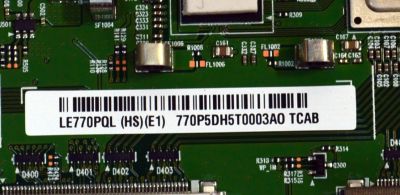 T-CON ORIGINAL PARA TV SONY / NUMERO DE PARTE 6871L-7646A / 6870C-1047A / LE770PQL (HS)(E1) / 7646A / PANEL YDEM077UNG11 / MODELO K-77XR80C / K77XR80C - Imagen 2