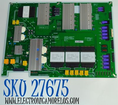 SUB FUENTE DE PODER ORIGINAL PARA TV LG / NUMERO DE PARTE EAY65905512 / LGP83G4-24OP / EPCB89CC2B / 3PCR03374A / 65905512 / MODELO OLED83G4WUA / OLED83G4WUA.BUSYLJR