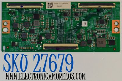 T-CON ORIGINAL PARA TV HISENSE / NUMERO DE PARTE 356267 / RSAG7.820.12847/ROH / TCFZ248WB24B / PANEL HD750H3U73-T0LN / DISPLAY HV750QUB-E94 / MODELO 75U75N