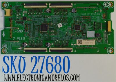 LED DRIVER ORIGINAL PARA TV HISENSE / NUMERO DE PARTE 357284 / RSAG7.820.13749/ROH / QDBFZ2491H2GL / PANEL HD750H3U73-T0LN / DISPLAY HV750QUB-E94 / MODELO 75U75N