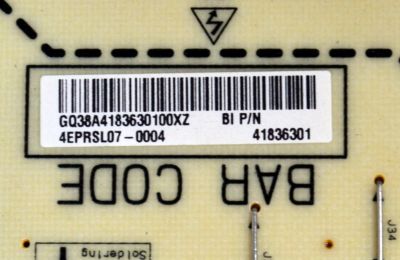 FUENTE DE PODER ORIGINAL PARA TV LG / NUMERO DE PARTE 41836301 / EAX70193703 / EAX70193703(1.0) / LGPS65G4-24OP / MODELO OLED65G4SUB / OLED65G4SUB.DUSQLJR - Imagen 3