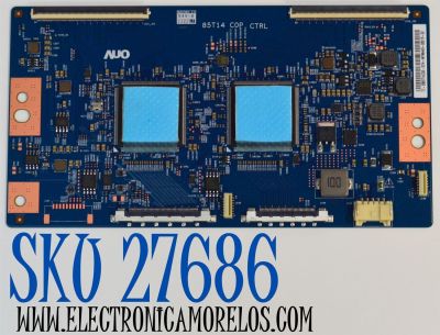 T-CON ORIGINAL PARA TV SONY / NUMERO DE PARTE 5585T14C30 / 85T14 C0P CTRL / 55.85T14.C30 / TT-5585T14C30-37H / PANEL YDDM085DGU11 / DISPLAY T850QVN03.K / MODELO XR-85X90CL / XR85X90CL