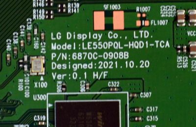 T-CON ORIGINAL PARA TV LG / NUMERO DE PARTE 6871L-6934E / 6870C-0908B / LE480PQL (HQ)(A3) / 6934E / MODELO OLED48C3PUA / OLED48C3PUA.DUSQLJR - Imagen 2