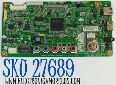 MAIN ORIGINAL PARA TV LG FULL HD / NUMERO DE PARTE 62007603 / EAX65049104 / EAX65049104(1.0) / 32SMXLA480002 / PANEL LC420DUE (FG)(A3) / MODELO 42LB5600-UH /42LB5600-UH.BUSWLJR