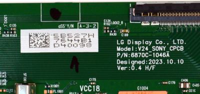 T-CON ORIGINAL PARA TV SONY / NUMERO DE PARTE 6871L-7644B / 6870C-1046A / LE550PQL (HS)(E1 / 7644B / MODELO K-55XR80 / K55XR80 - Imagen 3