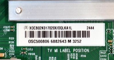 MAIN FUENTE COMBO ORIGINAL PARA TV ONN ROKU 4K UHD HDR / NUMERO DE PARTE XOCB02K017 / 715GF018-C01-000-004K / X0CB02K017 / XOCB02K017020X / T24145-TX / PANEL TPT500WR-QVN04.U / DISPLAY T500QVN04.1 / MODELO 100012585 50" - Imagen 5