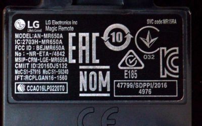 CONTROL REMOTO ORIGINAL NUEVO PARA TV Control Magic LG / CON COMANDO DE VOZ / NUMERO DE PARTE AN-MR650A / 2703H-MR650A / BEJMR650A / MR650A / AGF78700101 / MODELO  75SJ8570-UB / 65UJ7700-UA / 65SJ850A-UC / OLED65B7A-U / OLED65B7P-U / 55SJ8500-UB  - Imagen 3