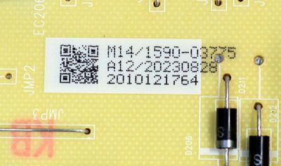 FUENTE DE PODER PARA TV ROKU SELECT SERIES / NUMERO DE PARTE 514C5507M14 / TV5507-ZC02-02 / TV5507-ZC02-02(D) / 303C550706D / E021M506-D1 / M14/1590-03775 / 2010121764 / DISPLAY ST5461D18-2 VER.2.1 / BOARD CSU05-XR-1 / CSU05-XL-1 / MODELO 55R4A5X - Imagen 2