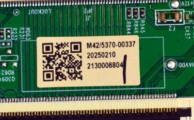 T-CON ORIGINAL PARA TV ONN / NUMERO DE PARTE 513C75A0M42 / TV75A0-ZC26-01 (C) / 303C75A0233 / M42/5370-00337 / 2130006804 / PANEL JR745R3HC5K / JR745R3HC5K / BN96-58357A  / MODELO 100044717 75" - Imagen 2