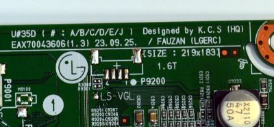 MAIN ORIGINAL PARA TV LG 4K UHD HDR SMART TV / NUMERO DE PARTE EBU67501404 / EAX70043606 / EAX70043606(1.3) / 67501404 / PANEL NC430TQG-VCKHA / DISPLAY ST4251D02-3 VER.2.1 / BOARD ST4251D02-3-XL-2 / ST4251D02-3-XR-1 / MODELO 43UR8000AUA.BUSCLJM - Imagen 4