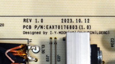 FUENTE DE PODER ORIGINAL PARA TV LG / NUMERO DE PARTE 37906511 / EAX70176803 / EAX70176803(1.0) / LGPS55C4-24OP / PANEL AC550AQW / MODELO OLED55C4AUA / OLED55C4AUA.DUSQLJR - Imagen 3
