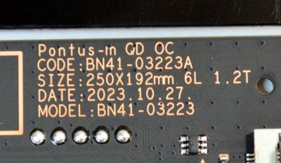 MAIN ORIGINAL PARA TV SAMSUNG 4K UHD HDR SMART TV / NUMERO DE PARTE BN94-18376E / BN41-03223A / BN41-03223 / BN9418376E / BN97-21226Q / BN96-56777F / BN96-000000 / PANEL CY-AD077FLLV2H / DISPLAY BN96-58110B / MODELO QN77S95DDFXZA FD01 / QN77S95DAFXZA - Imagen 3