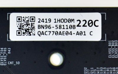 T-CON ORIGINAL PARA TV SAMSUNG / NUMERO DE PARTE BN96-58110B / 24_VUTBP0R7X_TV0.2 / LJ9452450F / BS770N043 / 4000150009 / PANEL CY-AD077FLLV2H / DISPLAY BN96-58110B / MODELO QN77S95DDFXZA FD01 / QN77S95DAFXZA - Imagen 3