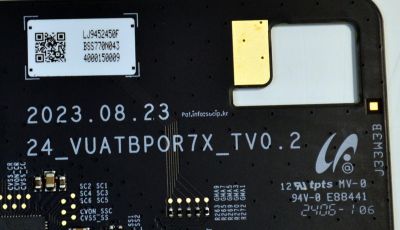 T-CON ORIGINAL PARA TV SAMSUNG / NUMERO DE PARTE BN96-58110B / 24_VUTBP0R7X_TV0.2 / LJ9452450F / BS770N043 / 4000150009 / PANEL CY-AD077FLLV2H / DISPLAY BN96-58110B / MODELO QN77S95DDFXZA FD01 / QN77S95DAFXZA - Imagen 2