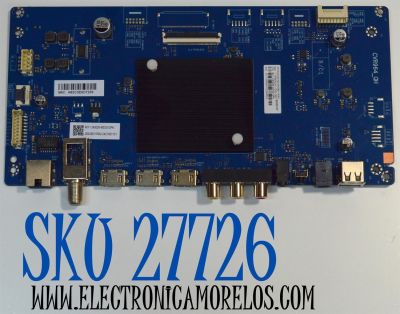 MAIN ORIGINAL PARA TV ONN ROKU 4K UHD HDR / NUMERO DE PARTE 9011-240028-WD2013PK / CVR964_QH / 7.TR964QH11000.0B0 / Q24201-KT / JRX09011RA0 / 24C1801151 / JPOF24100104 / PANEL K430WDJ1 / DISPLAY HV430QUB-F70 / MODELO 100012584 43"