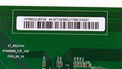 T-CON ORIGINAL PARA TV LG / NUMERO DE PARTE 44-97725390 / 47_6022094 / HF860QUB_F2E_V00 / HF860QUBF2E / PANEL BOEB860WQ1TF2E / DISPLAY HF860QUB-F2E / MODELO 86UA7500ZUA / 86UA7500ZUA.CUSFBH - Imagen 2