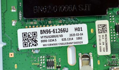 MAIN ORIGINAL PARA TV SAMSUNG 4K UHD HDR SMART TV / NUMERO DE PARTE BN96-61266U / BN41-03350A / BN41-03350 / KANT_SU2E_FU8 / BN9661266U / PANEL CY-BF075HGHV8H / DISPLAY ST7461D03-9 V2.1 / MODELO UN75U8000FDXZA / UN75U8000FDXZA CB01 - Imagen 3