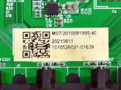 MAIN ORIGINAL PARA TV RCA 4K UHD HDR ROKU TV / NUMERO DE PARTE 515C16010M07 / MS16010-ZC01-01 / M07/2010091995/40 / 1010526021-01639 / PANEL CC580PV7D / MODELO RTRU5827-UC - Imagen 3