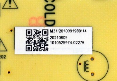 FUENTE DE PODER ORIGINAL PARA TV RCA / NUMERO DE PARTE 514C5006M31 / TV5006-ZC02-02 / M31/2010091989/14 / 1010525974-02276 / PANEL CC580PV7D / MODELO RTRU5827-UC - Imagen 3