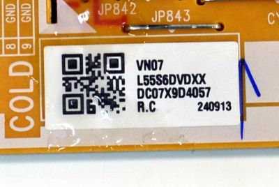 FUENTE DE PODER ORIGINAL PARA TV SAMSUNG / NUMERO DE PARTE L55S6DVDXX / L55S6_DVD /  PANEL CY-BD055HGCV2H / DISPLAY PT550GT04-1 VER.1.0 / MODELO UN55DU7200BXZA / UN55DU7200BXZA XC05 - Imagen 2