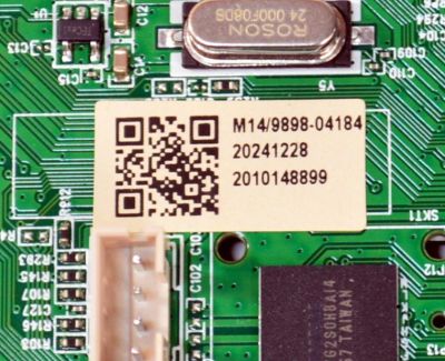 MAIN FUENTE COMBO ORIGINAL PARA TV ONN ROKU HD / NUMERO DE PARTE 515CT9501M14 / AMT9501-ZC01-01 / M14/9898-04184 / 2010148899 / M24235-MT / DISPLAY PT236AT05-1 VER.1.0 / MODELO 100012590 24" - Imagen 4