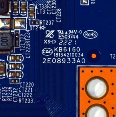 T-CON ORIGINAL PARA TV ONN / NUMERO DE PARTE JUC7.820.00284125 / 18134210034 / 2E08933A0 / 99D21N6T034690 / PANEL C500Y19-5C / DISPLAY CC500PV5D VER.17 / MODELO 100012585 50" - Imagen 2