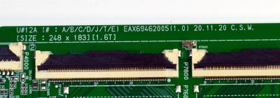 MAIN ORIGINAL PARA TV LG 4K UHD HDR SMART TV / NUMERO DE PARTE EBT66659901 / EAX69462005 / EAX69462005(1.0) / 66659901 / PANEL HC550EQH-SLMA1-2141 / DISPLAY LC550EQP (SP)(A1) / MODELO 55NANO85APA / 55NANO85APA.BUSLLJR / 55NAN085APA.BUSLLJR - Imagen 2