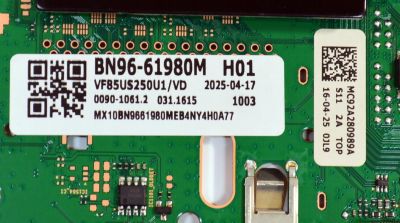 MAIN ORIGINAL PARA TV SAMSUNG 4K UHD HDR / NUMERO DE PARTE BN96-61980M / BN41-03350A / BN41-03350 / KANT_SU2E_FU8 / BN9661980M  / PANEL CY-BF085HGNV3H / DISPLAY V850DJ2-Q01 / BN96-59943A / MODELO UN85U8000FBXZA / UN85U8000FBXZA DB03 - Imagen 2