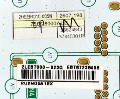 MAIN ORIGINAL PARA TV LG 4K UHD HDR SMART TV / NUMERO DE PARTE EBT67238406 / EAX69581205 / EAX69581205(1.0) / 67238406 / 36624843 / PANEL NC750TQG-VCKH3 / DISPLAY ST7461D01-8 VER.2.1 / MODELO 75UQ8000AUB / 75UQ8000AUB.AUSCLKR - Imagen 5