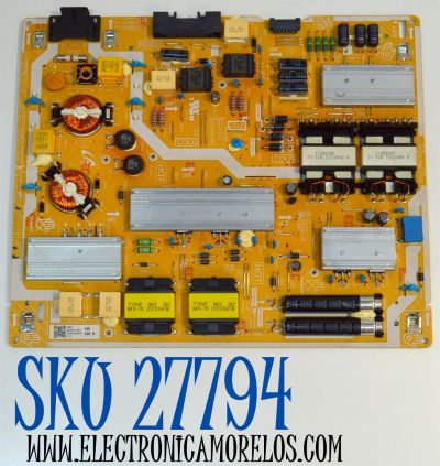 FUENTE DE PODER ORIGINAL PARA TV SAMSUNG / NUMERO DE PARTE BN44-01106C / L65E8N_BHS / TM902CS / BN4401106C / PANEL CY-QC065FGLV4H / DISPLAY LSF650FF16-R01 / BN96-54317A / MODELO QN65Q70CAFXZA / QN65Q70CAFXZA FD03 / QN65Q70CDFXZA FD01