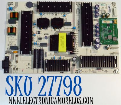 FUENTE DE PODER ORIGINAL PARA TV HISENSE / NUMERO DE PARTE 352942 / RSAG7.820.12993/ROH / CQC13134095636 / HDCEM1 / 12993-L / PANEL HD650H3U51-T0LN / DISPLAY T650QVN07.H / MODELO 65U75N / 65U6N