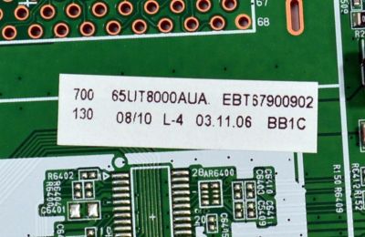 MAIN ORIGINAL PARA TV LG 4K UHD HDR SMART TV / NUMERO DE PARTE EBT67900902 / EAX70043606 / EAX70043606(1.3) / 67900902 / PANEL NC650TQG-VCKHA / DISPLAY ST6451D06-2 VER.2.1  / MODELO 65UT8000AUA / 65UT8000AUA.BUSCLKR - Imagen 4