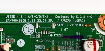 MAIN ORIGINAL PARA TV LG 4K UHD HDR SMART TV / NUMERO DE PARTE EBT67900902 / EAX70043606 / EAX70043606(1.3) / 67900902 / PANEL NC650TQG-VCKHA / DISPLAY ST6451D06-2 VER.2.1  / MODELO 65UT8000AUA / 65UT8000AUA.BUSCLKR - Imagen 3