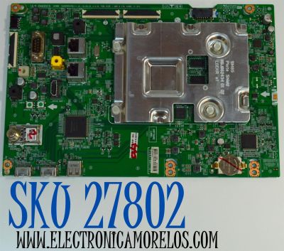 MAIN ORIGINAL PARA TV LG 4K UHD HDR SMART TV / NUMERO DE PARTE EBT66241501 / EAX69054801 / EAX69054801(1.0) / 66241501 / PANEL NC650DQG-AAHX1 / DISPLAY LC650DQJ (SM)(A1) / MODELO 65UT640S0UA / 65UT640S0UA.BUSYLKR