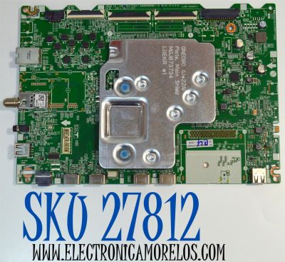 MAIN ORIGINAL PARA TV LG 4K UHD HDR SMART TV / NUMERO DE PARTE EBT67330201 / EAX69763506 / EAX69763506(1.0) / 67330201 / PANEL NC650QQB-ABLH1 / DISPLAY HV650QUB-E9E / BOARD HV650QUB_XPCB_R1/S2 / 47-6002907 / MODELO 65QNED85AQA / 65QNED85AQA.BUSGLJR
