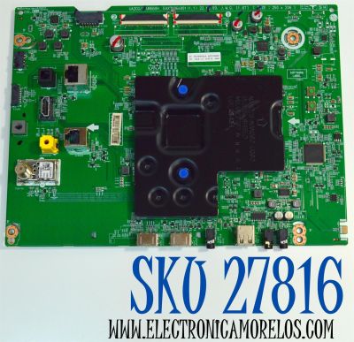 MAIN ORIGINAL PARA TV LG 4K UHD HDR SMART TV / NUMERO DE PARTE EBT67683401 / EAX70064001 / EAX70064001(1.1) / 67683401 / PANEL NC550TQG-ABKH4 / DISPLAY HV550QUB-F1D / MODELO 55UA7500ZUA / 55UA7500ZUA.BUSFLKR