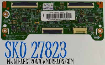 T-CON ORIGINAL PARA TV SAMSUNG / NUMERO DE PARTE BN96-38628A / BN41-02111A / BN41-02111 / BN9638628A / BN97-07969F / PANEL CY-JJ032BGLV4H / MODELO UN32J5205AFXZA / UN32J5205AFXZA FA05