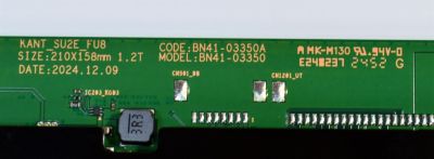 MAIN ORIGINAL PARA TV SAMSUNG 4K UHD HDR SMART TV / NUMERO DE PARTE BN96-61261K / BN41-03350A / BN41-03350 / KANT_SU2E_FU8 / BN9661261K / PANEL CY-BF050HGNV3H / DISPLAY V500DJ7-QE1 / BN96-59506A / MODELO UN50U8000FBXZA / UN50U8000FBXZA DB01 - Imagen 4