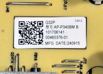 FUENTE DE PODER ORIGINAL PARA TV SONY / NUMERO DE PARTE 101706141 / AP-P340BM / 295586405 / 1-017-061-41 / PANEL YDDM065DGS11 / DISPLAY ST6451D07-6 V2.2 / MODELO XR-65X90CL / XR65X90CL - Imagen 2